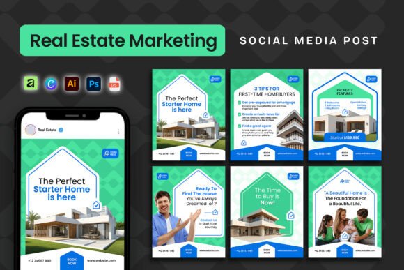 Download Real Estate Marketing - Social Media - Social media Collection