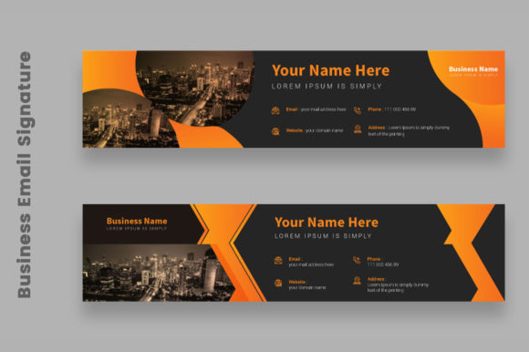 Download Business Email Signature Bundle - Business email signature Collection