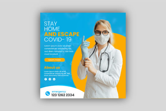 Download Covid 19 Social Media Post Template - Social media Collection