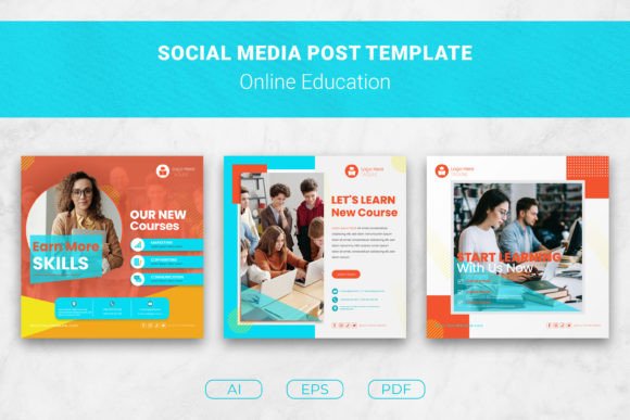 Download Online Education Social Media Posts - Social media Collection