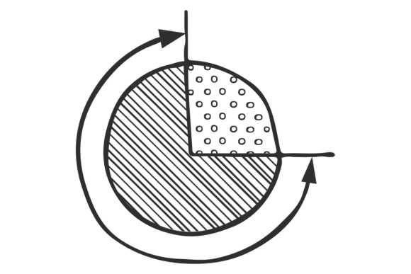 Download Radial Chart Doodle. Sunburst Diagram Fo - Diagram Collection