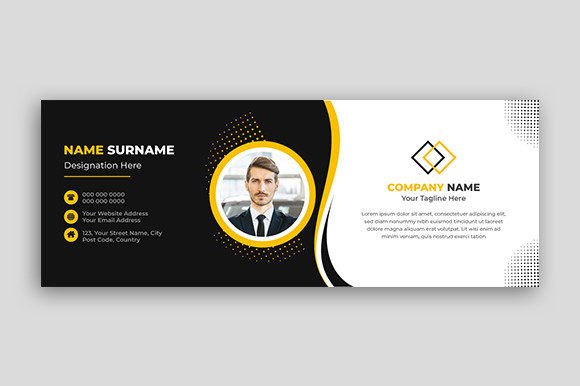 Download Business Email Signature Template Design - Business email signature Collection