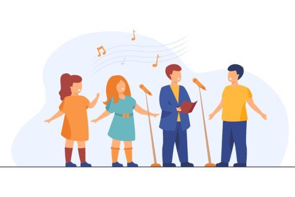 Download Children Choir Singing Song in Church Fl - Song Collection