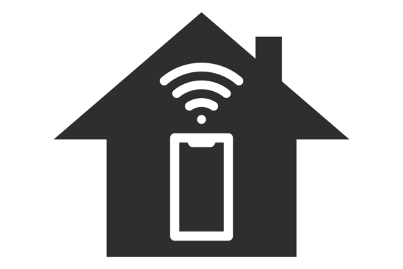 Download Home Internet Symbol. Wireless Signal in - Net Collection