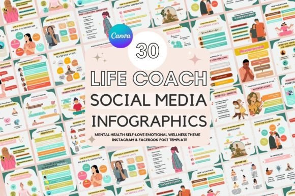 Download Life Coach Social Media Post Templates - Social media Collection