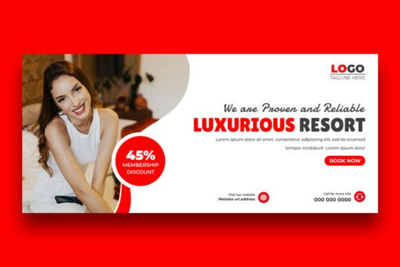 Download Hotel and Resort Social Media Banner - Social media Collection